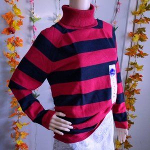 NWT TURTLE NECK SWEATER INDIGO